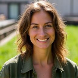 Foto van Emma Fransen, stadsboerin.
