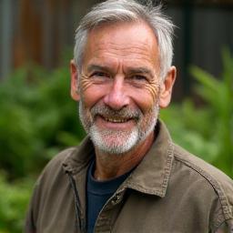 Foto van Peter Willems, biologische groenteteler.